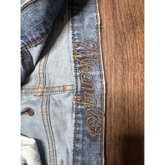 Wrangler Retro Men’s 33x32 88MWZSN Straight Faded Jeans Light Wash Stretch - Picture 4 of 6